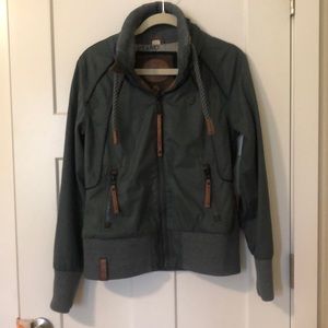 Naketano Jacket Schlagerstar, Size Medium, Dark Green